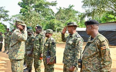 Gen. Muhoozi Kainerugaba Meets with Joint Operation Shujaa Team in Eastern DRC
