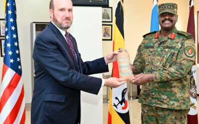 Gen. Kainerugaba Hails Strong Uganda-U.S. Cooperation in a Meeting with US Ambassador