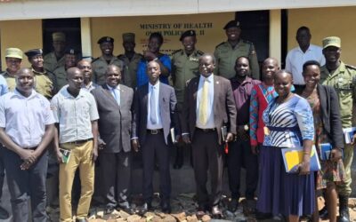 Police Commissions Health Center II in Oyam District