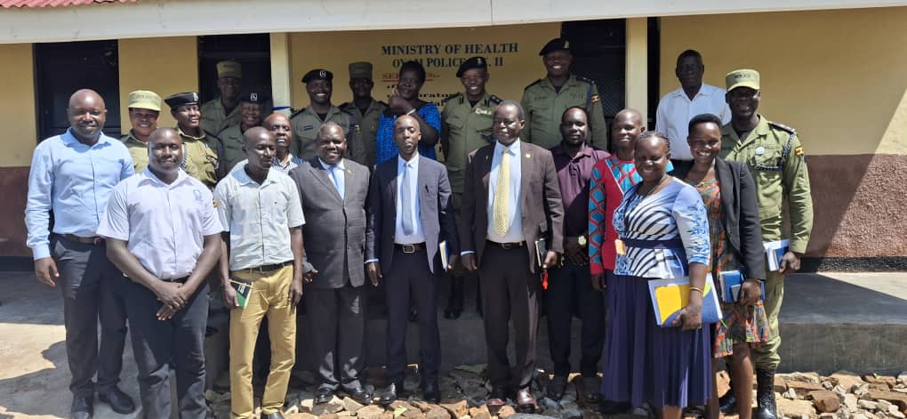 Police Commissions Health Center II in Oyam District